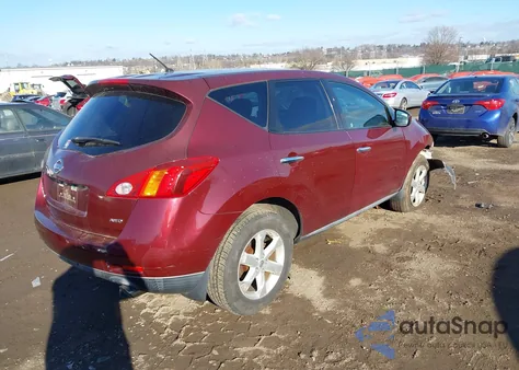 2010 Nissan Murano S z USA, uszkodzony, nr VIN JN8AZ1MWXAW109759